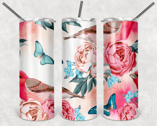 20oz Tumbler Flowers